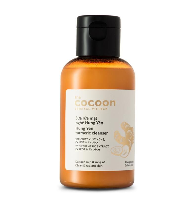 COCOON sữa rửa mặt nghệ Hưng Yên 140ml