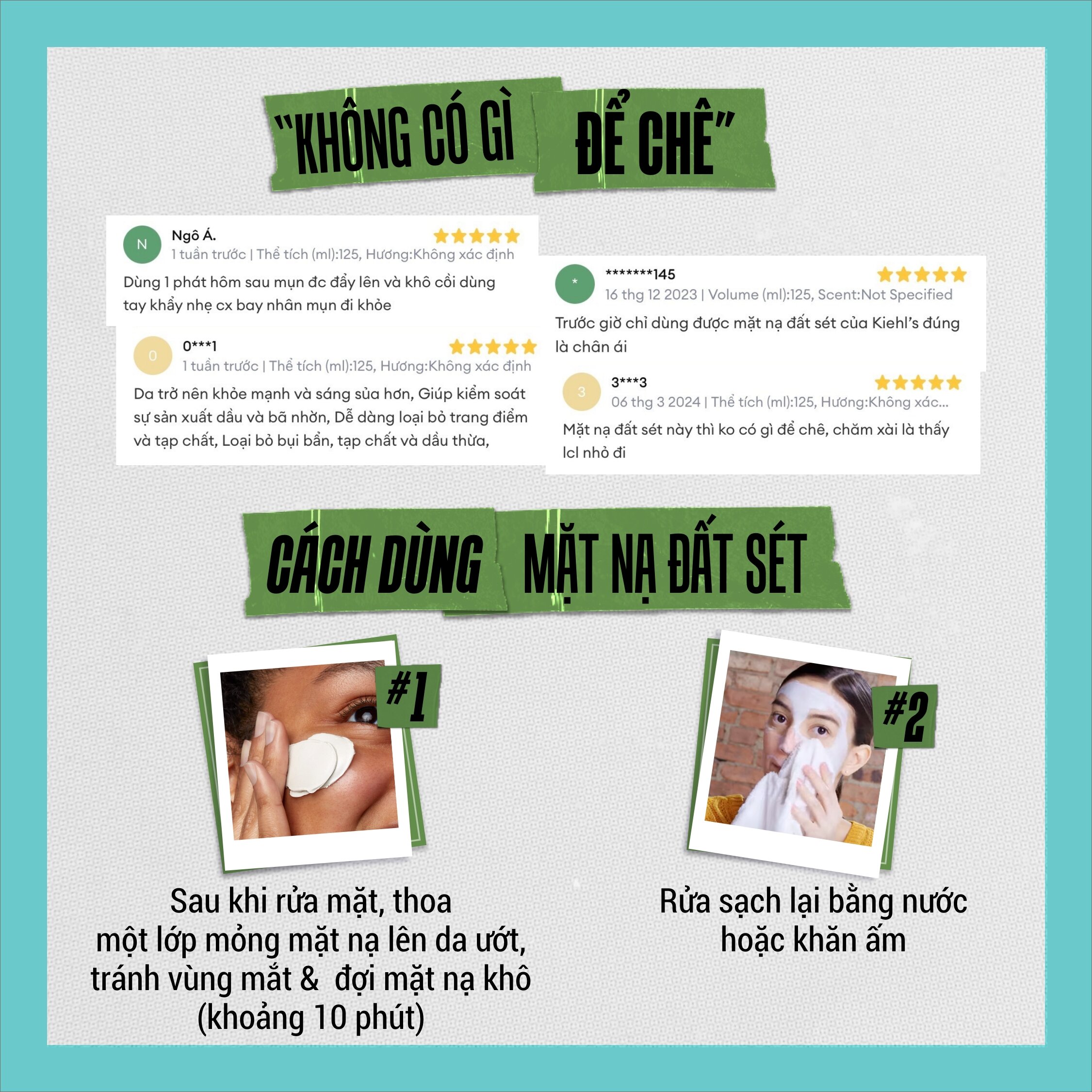 Mặt nạ đất sét Kiehl's Rare Earth Deep Pore Cleansing Masque 28ml