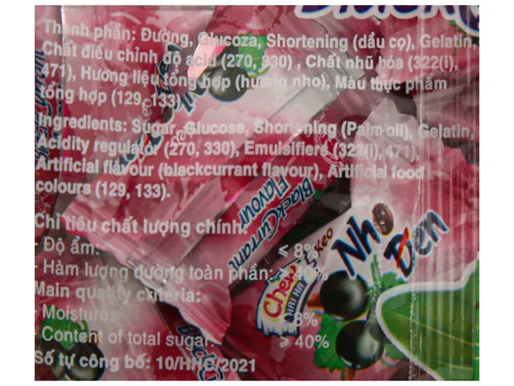 Kẹo nho đen Hải Hà Chew gói 90g