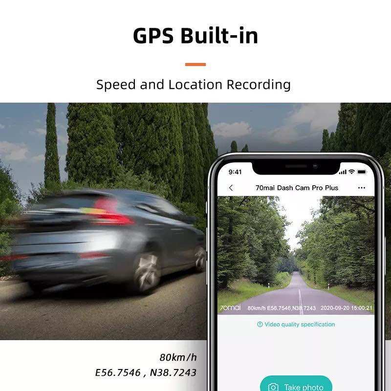 CAM HÀNH TRÌNH 70MAI A500S DASH CAM PRO PLUS