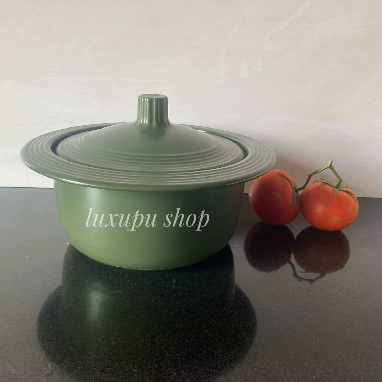 Nồi sứ dưỡng sinh Minh Long 2,2 lít vành tròn