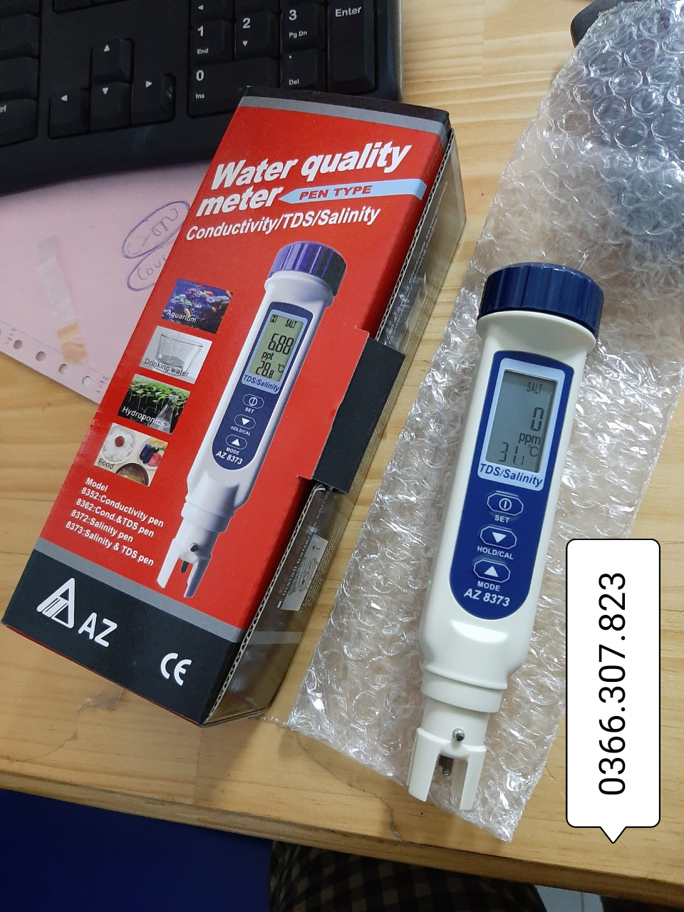 Thiết bị đo độ mặn của nước AZ-8373