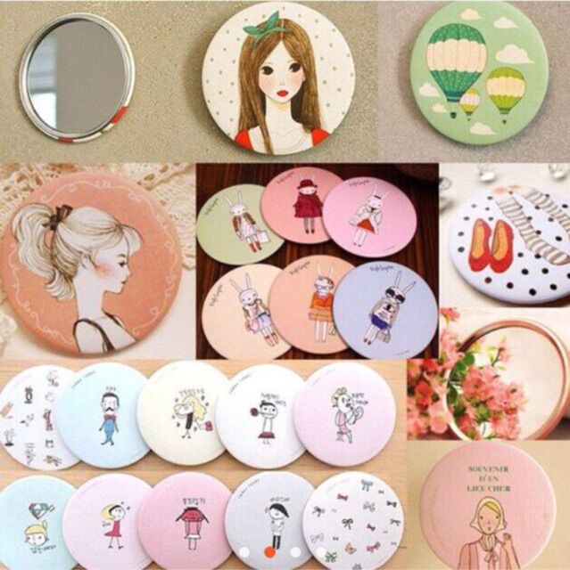 Gương tròn nhí- mini siêu kute Hàn Quốc