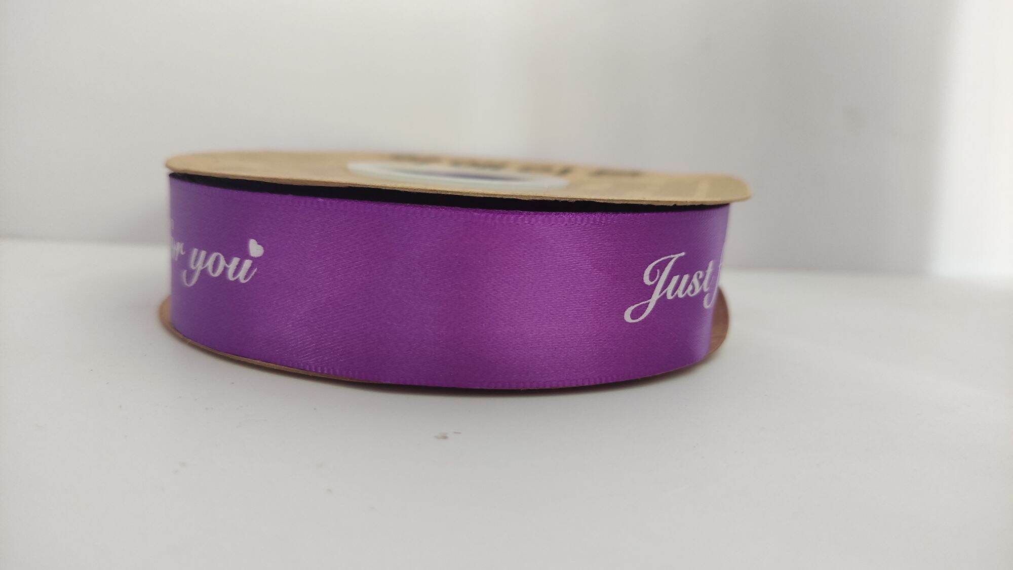 Cuộn 45m ruy băng lụa Just for you bản 2,5cm