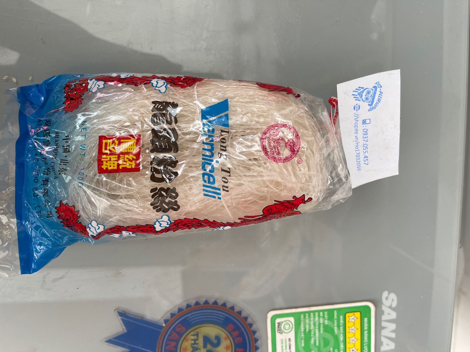 100gr/ gói Bún tàu rồng