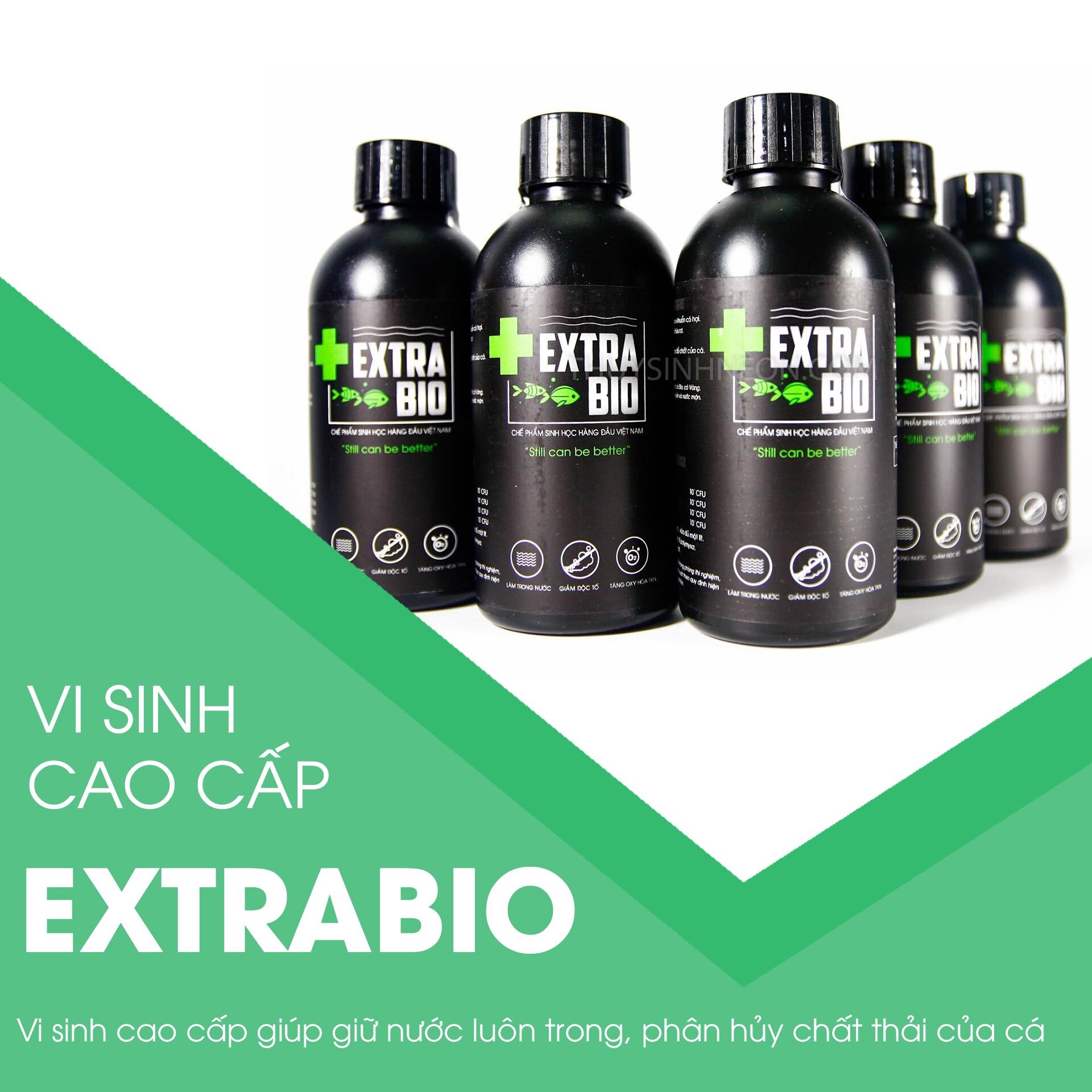 Vi sinh bio chai 125ml giúp cá khỏe cá sung trong nước khử mùi tanh