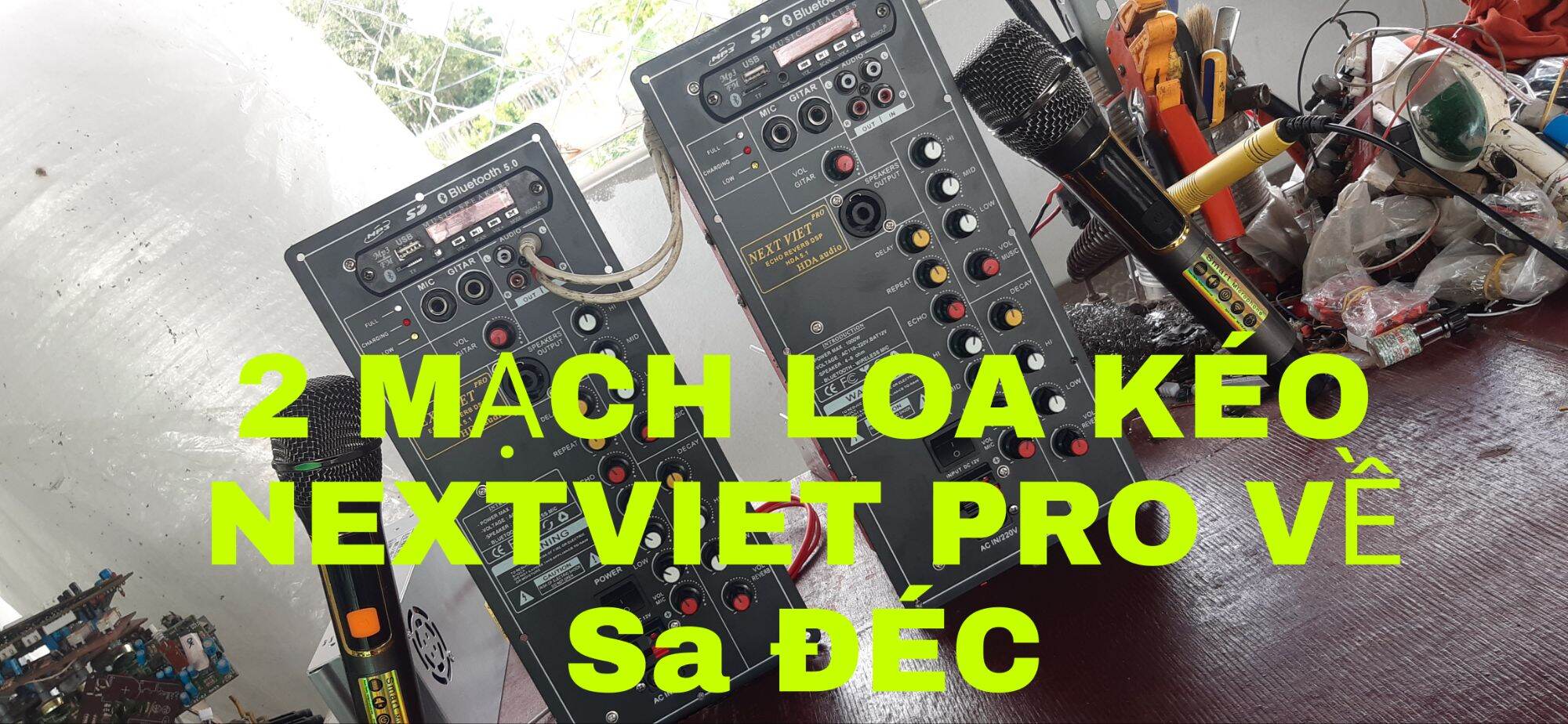 MẠCH LOA KÉO HDA audio PRO 2 kênh 1000w