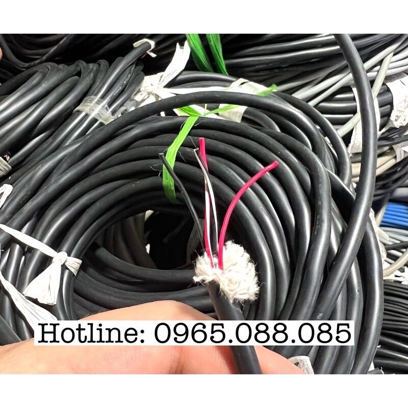Dây điện 4 lõi 0.2 dây nhật. cáp 4cx0.2 lõi đồng mạ niken