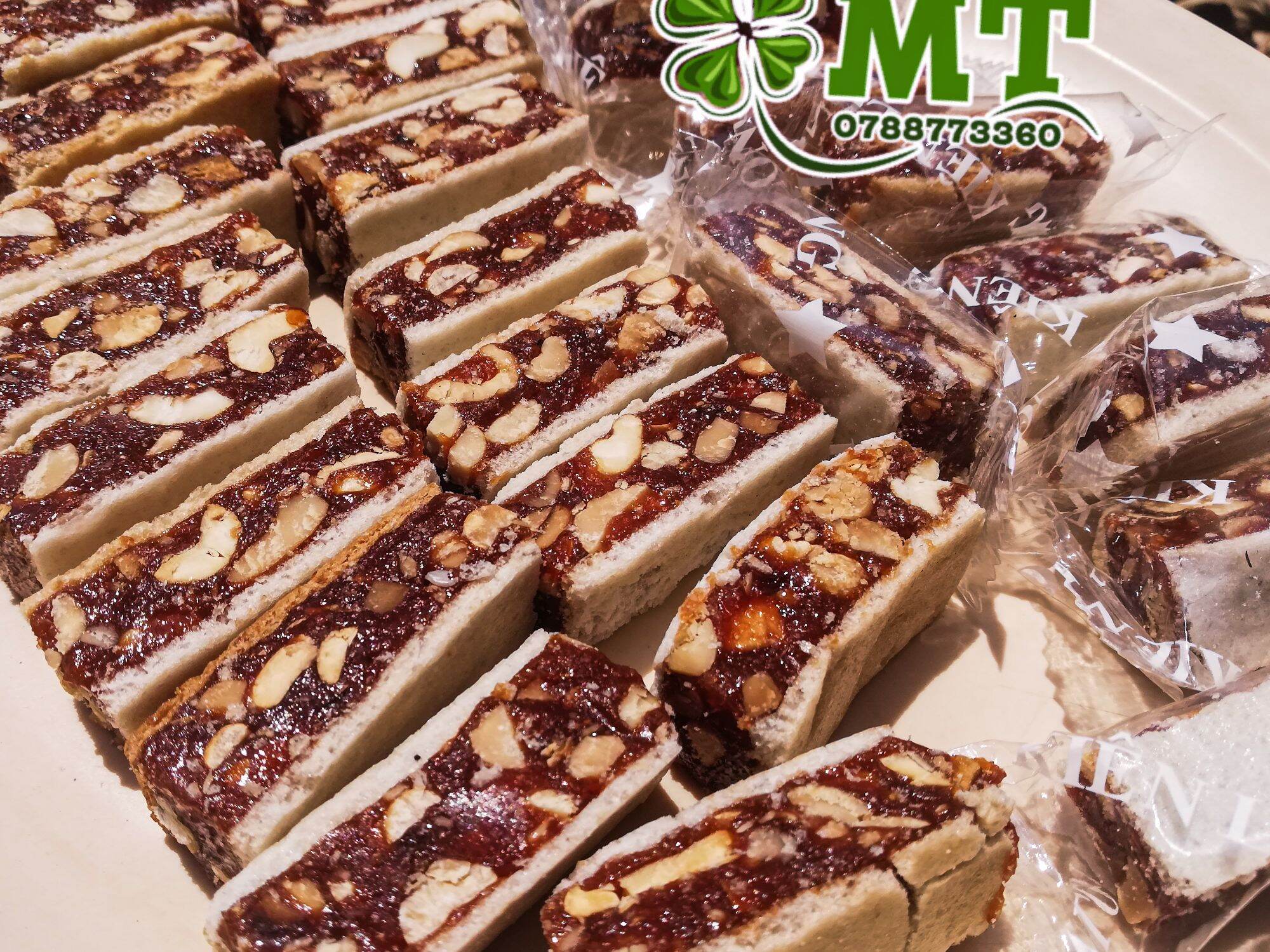 Kẹo chuối đậu gừng ép bánh tráng 2 mặt 1kg