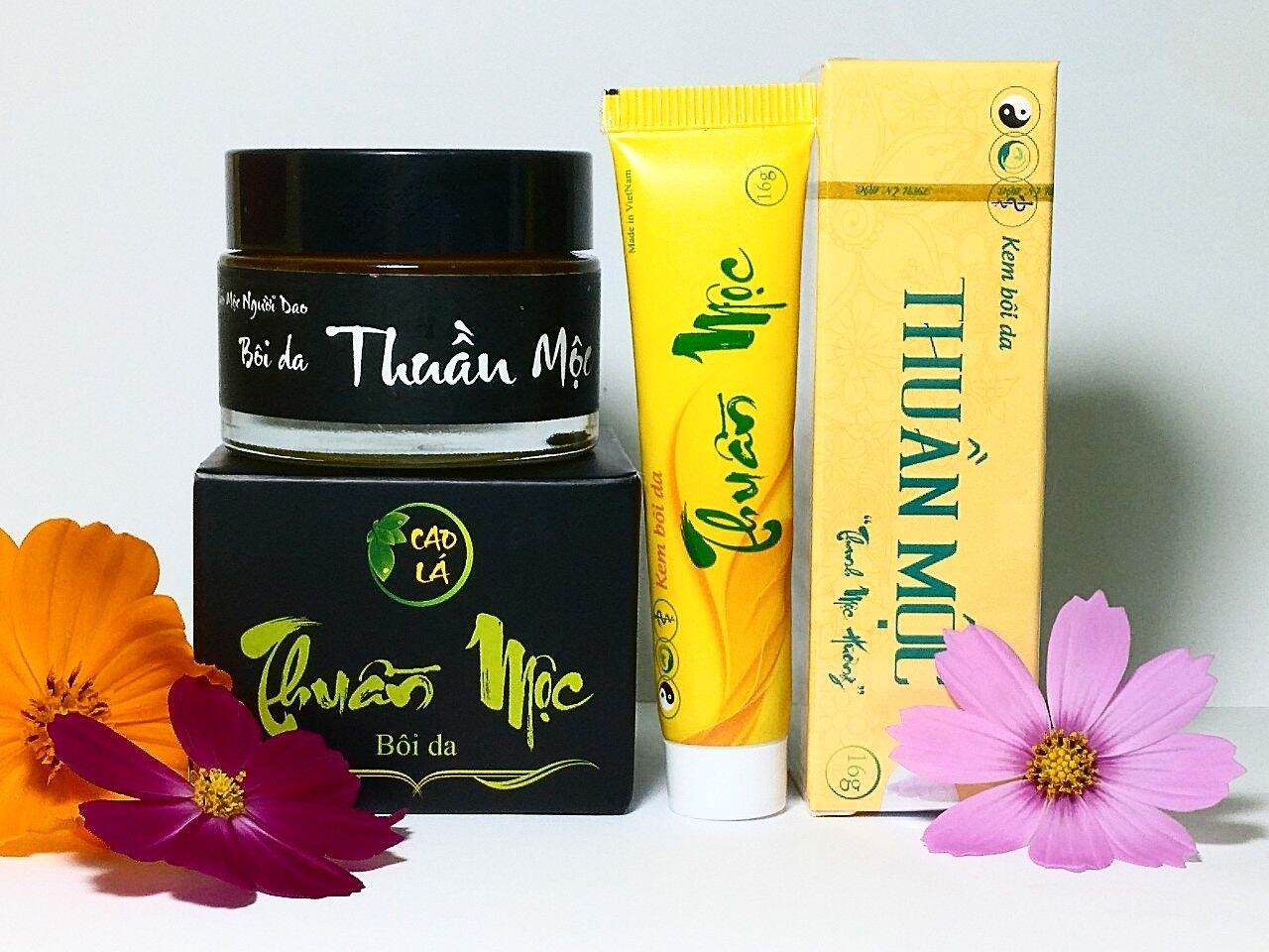 Bộ đôi cao bôi da thuần mộc +kem bôi da thuần mộc á sừng, chàm khô, bong tróc da