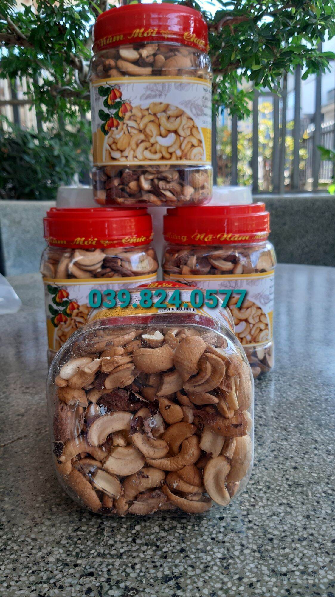 COMBO 5KG HẠT ĐIỀU RANG MUỐI BỂ/VỠ ĐÓNG HỘP 500G