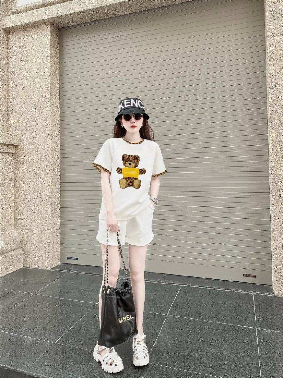 SÉT BỘ SHORT COTTON THÊU CAO CẤP