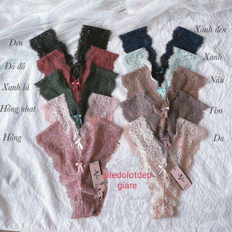 Quần lót nữ lọt khe ren chữ Y 8002 cao cấp sexy love, chất liệu ren cao cấp không ngứa hay rặm mặc cực kỳ thoải mái