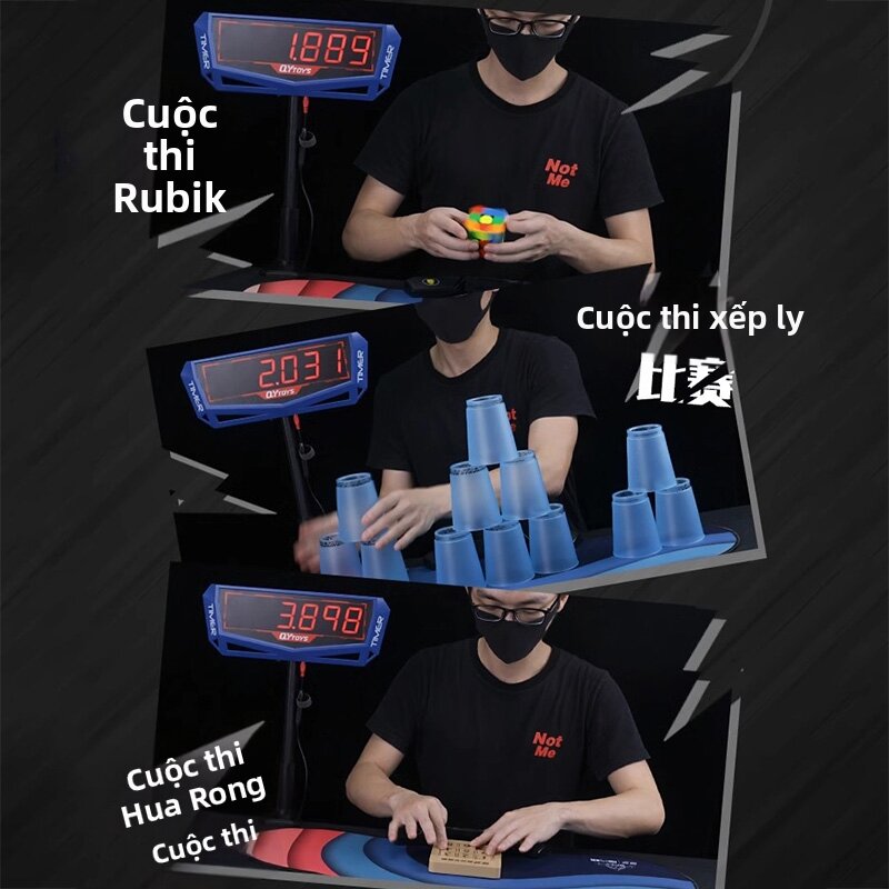 Zcube | Đồng Hồ Đếm Thời Gian Thi Đấu WCA Có Thể Sạc