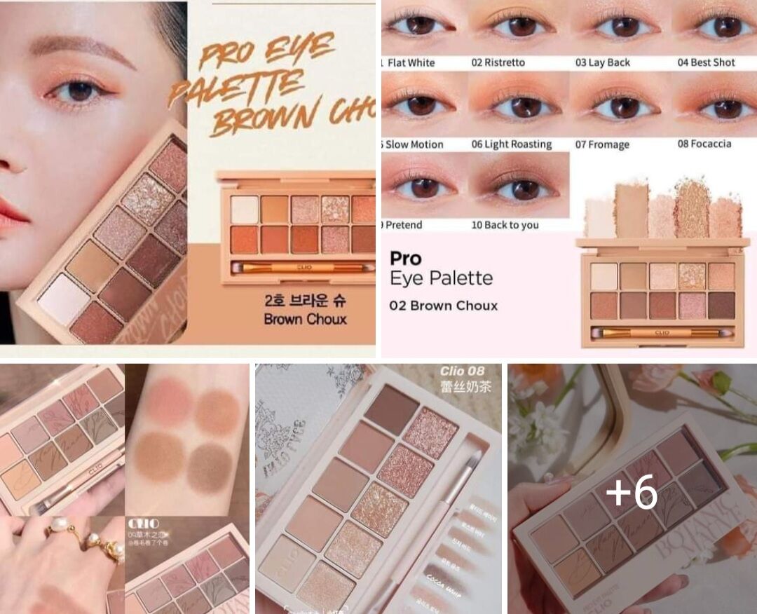 Bảng mắt clio pro eye palette 10 ô kèm cọ
