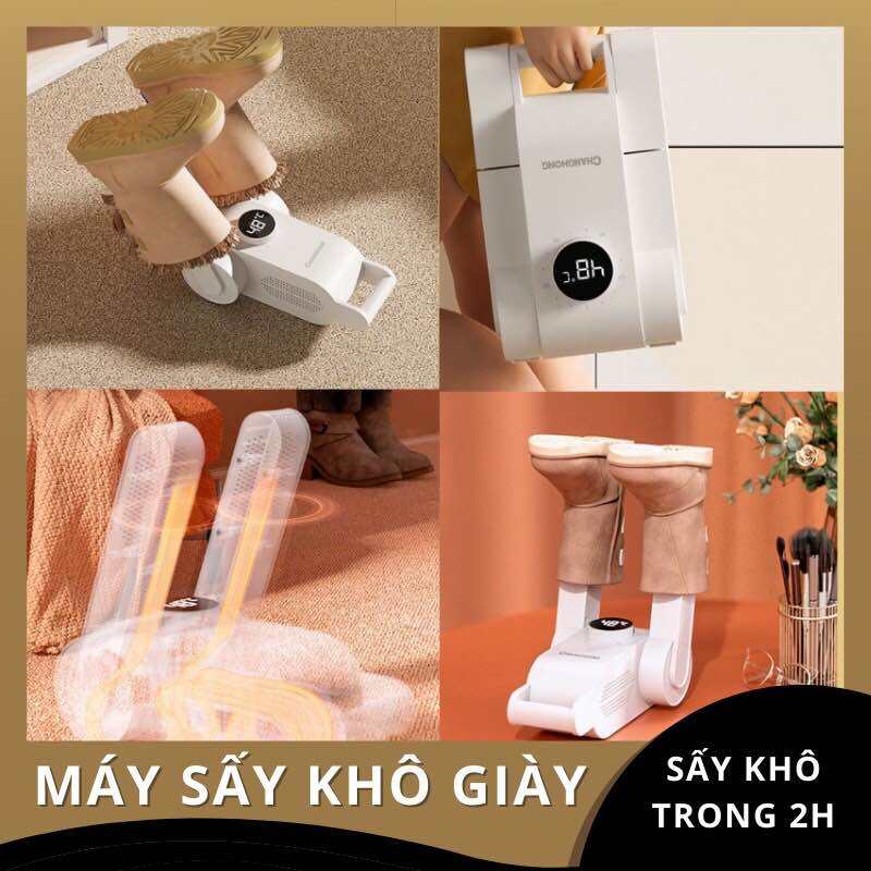 Máy Sấy Giày Đa Năng Làm Khô Khử Mùi Diệt Khuẩn Thông Minh Tiện Ích Đặc Biệt Diệt 99 Vi Khuẩn Bên Trong Giày Nhỏ Gọn