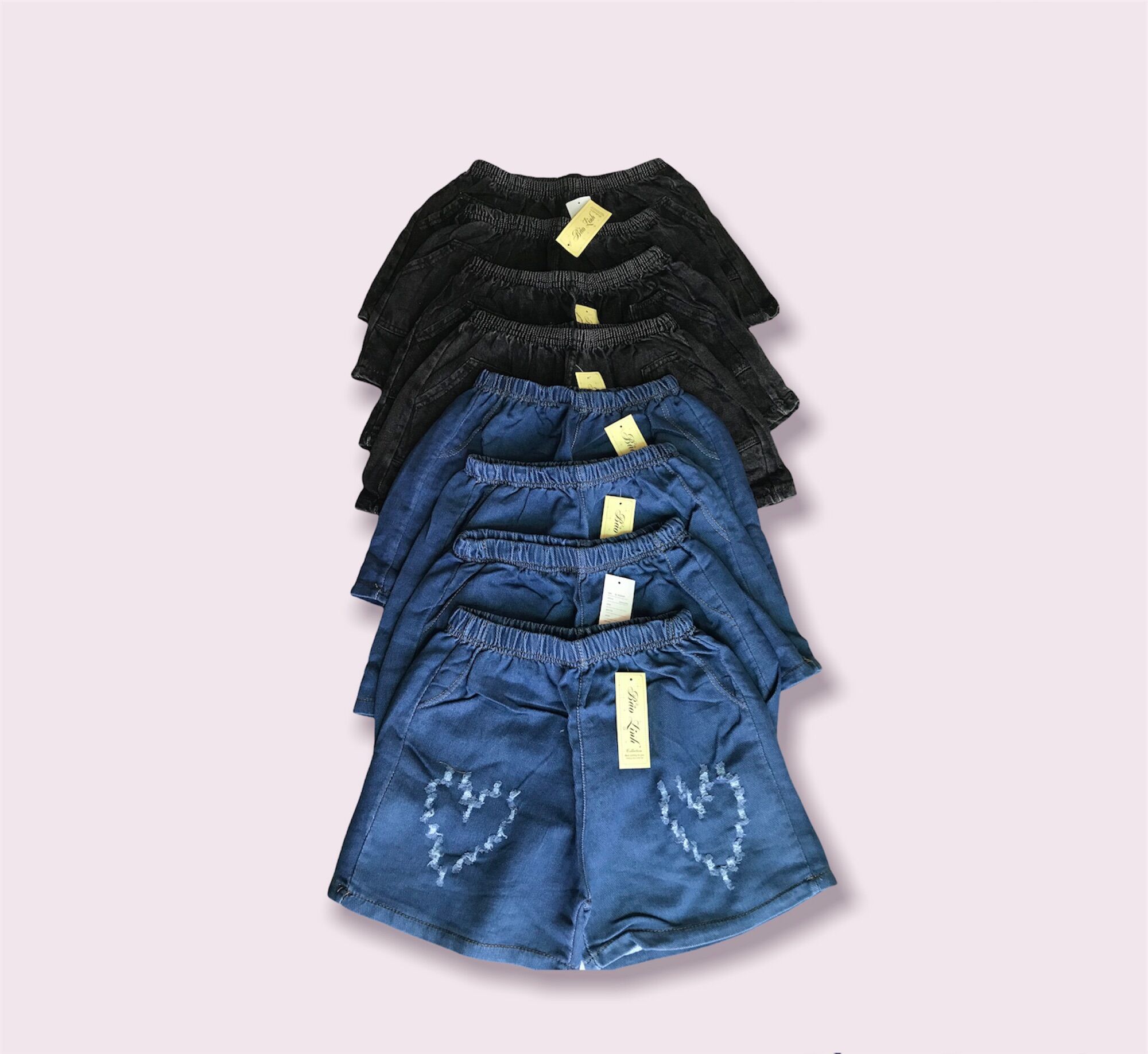 Quần Đùi Jean Nữ One Size 40- 55kg