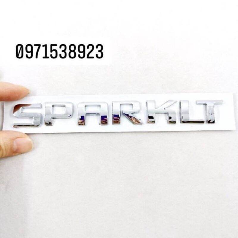 Logo chữ nổi chevrolet spark lt