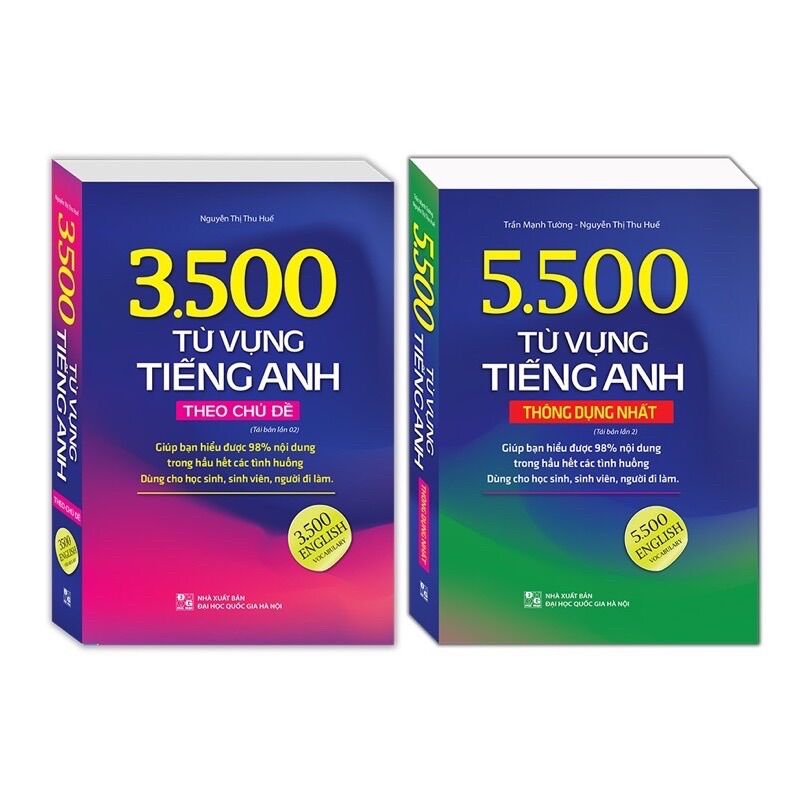 Sách - 3500 từ vựng tiếng anh theo chủ đề + 5500 từ vựng tiếng anh thông dụng nhất