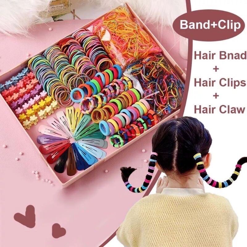 Hộp cột tóc 780 chi tiết cho bé thay hồ điệu đà
