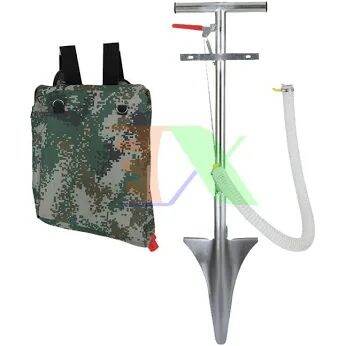 Xẻng bón phân dạng Túi TMP-03A, Dụng cụ bón phân Inox đeo lưng, Máy bón phân
