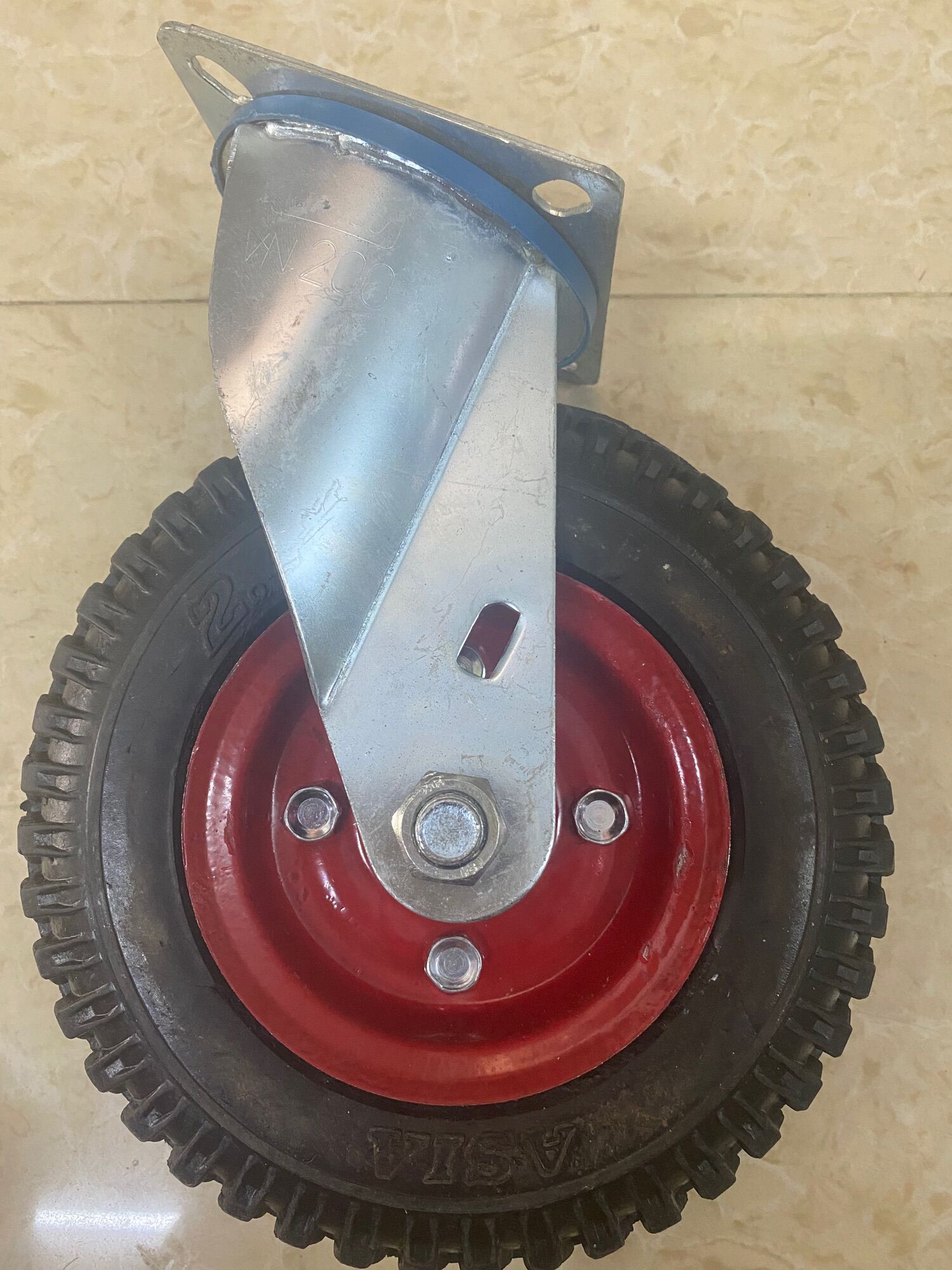 Bánh xe 200 đỏ tải 200kg siêu bền