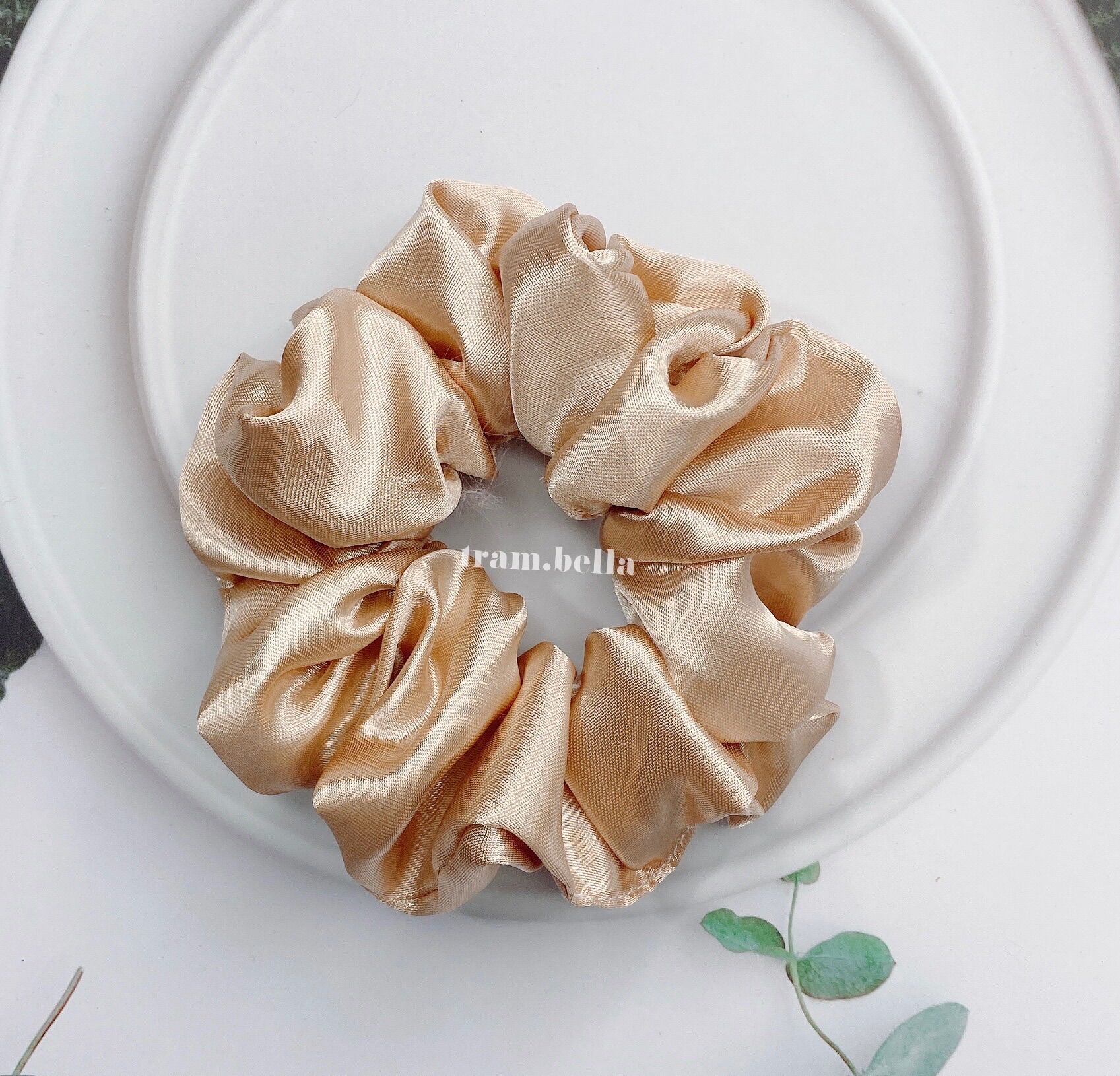 Cột tóc vải màu trơn - Trâm Bella