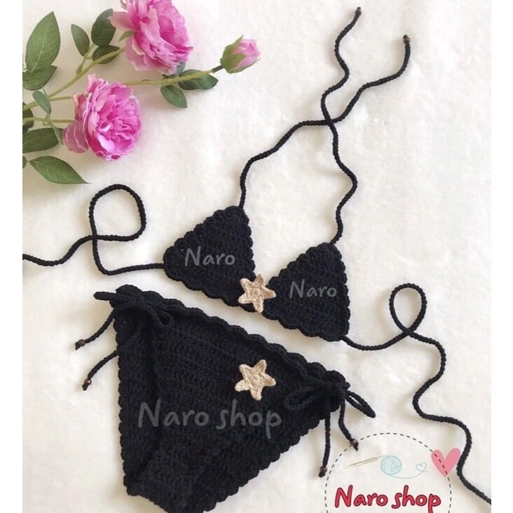 Bikini Handmade đi biển cho bé (mẫu 2)