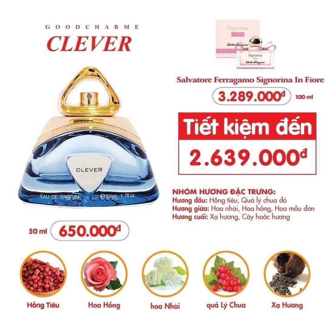 Nước Hoa Nữ Good Charme Clever 50ml