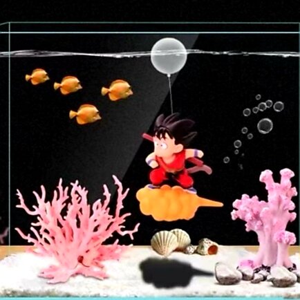 Mô hình Songoku - Trang trí bể cá - Mr Fish