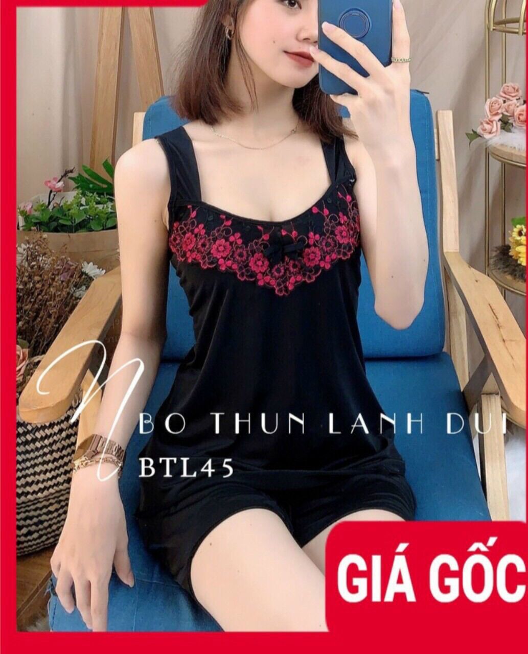 Combo 4 bộ đùi thun lạnh dây bản to phối ren