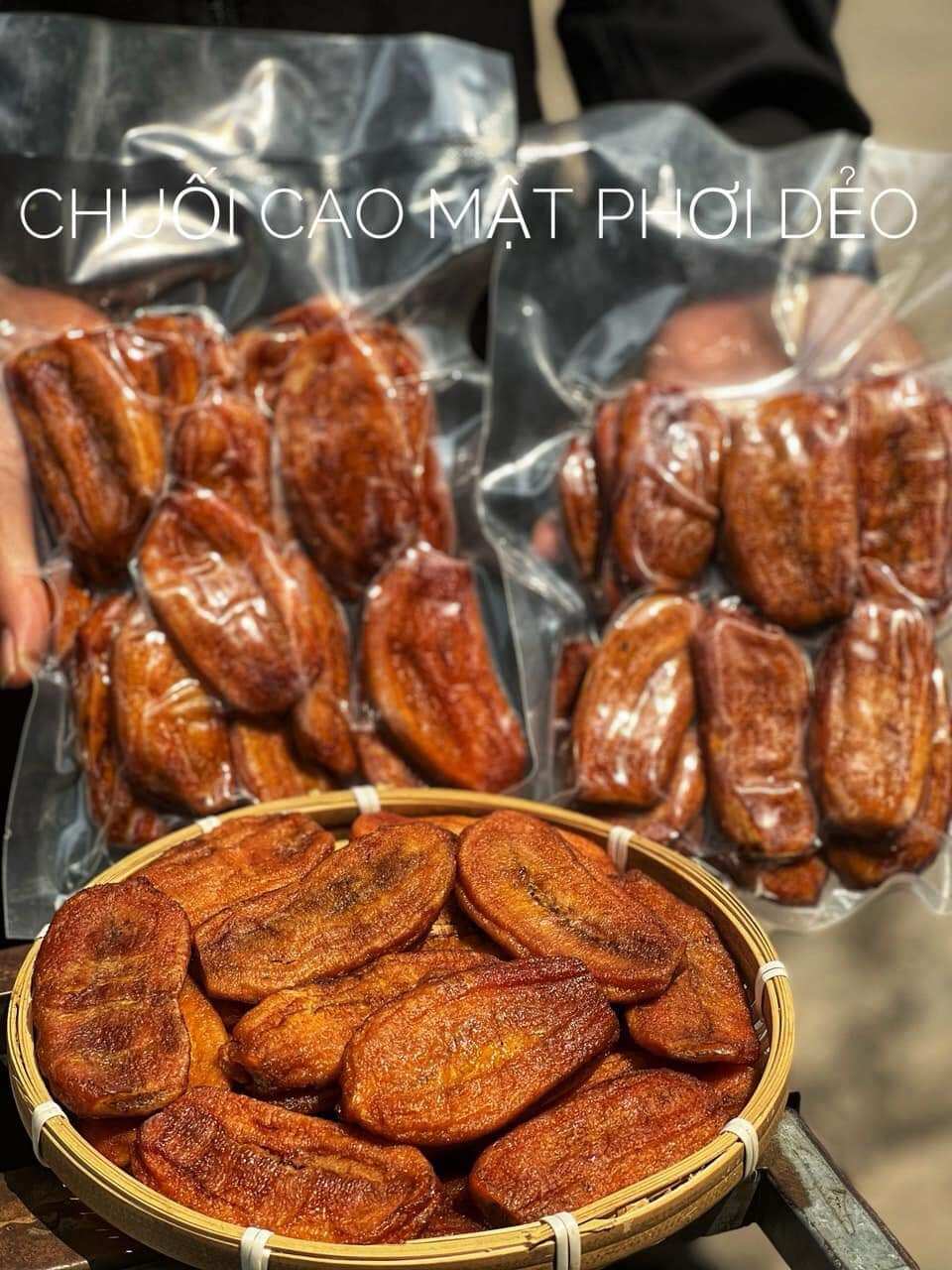 Chuối cao mật sấy dẻo