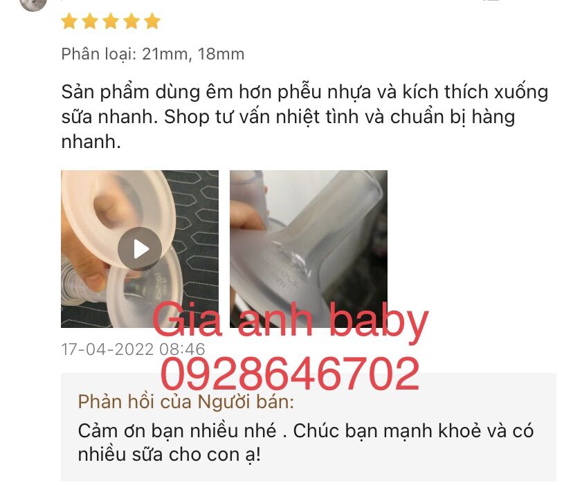 Phễu hút sữa Lacteck baby motion( đơn giá 1 cái)