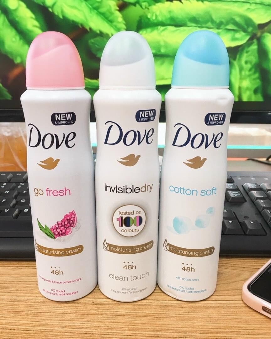 ☘️☘️🌸XỊT KHỬ MÙI DOVE (BẢN MỸ🇺🇸 150ml)🌷🌷☘️☘️
