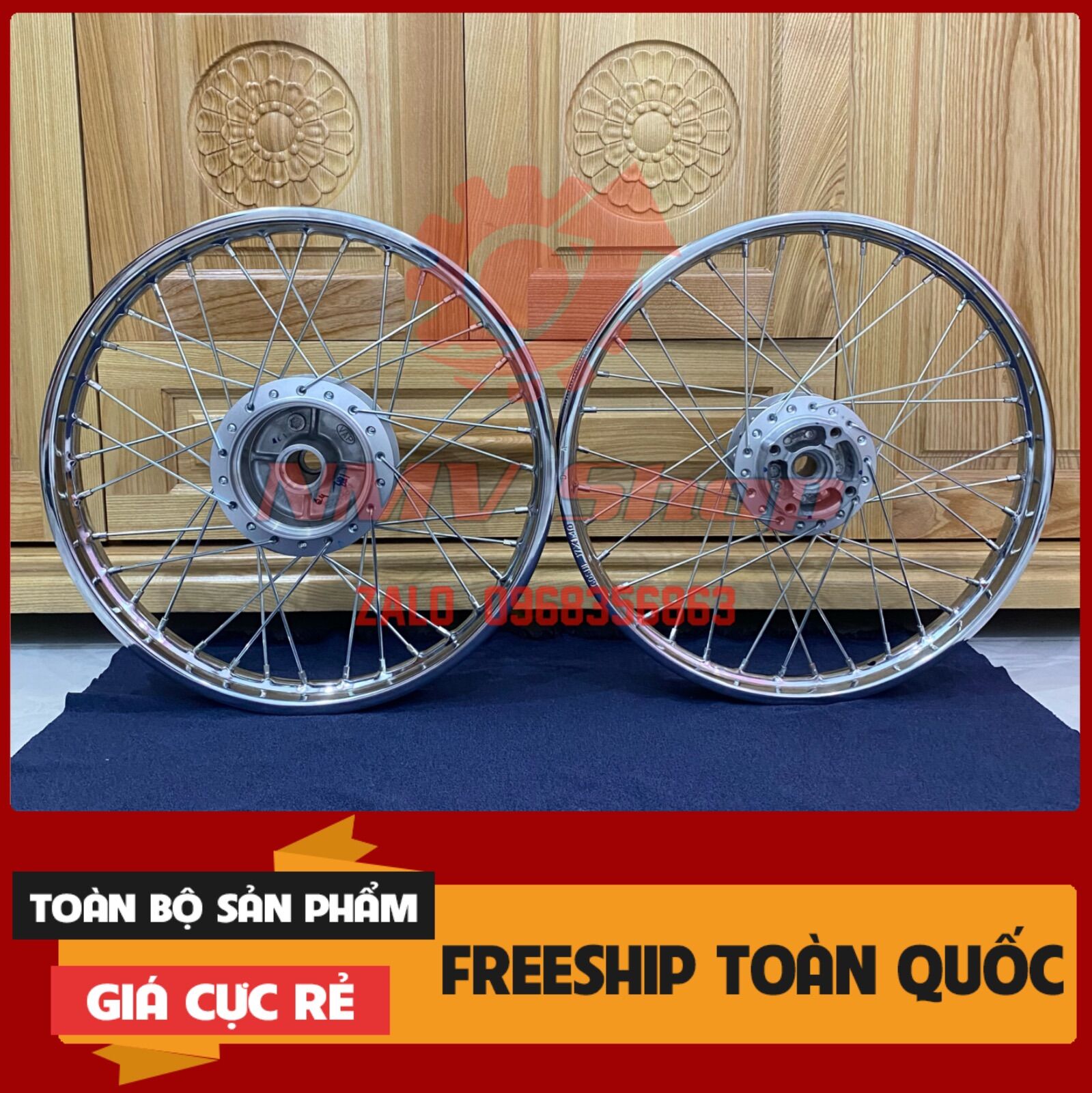 Bánh căm đĩa honda s110 chính hãng
