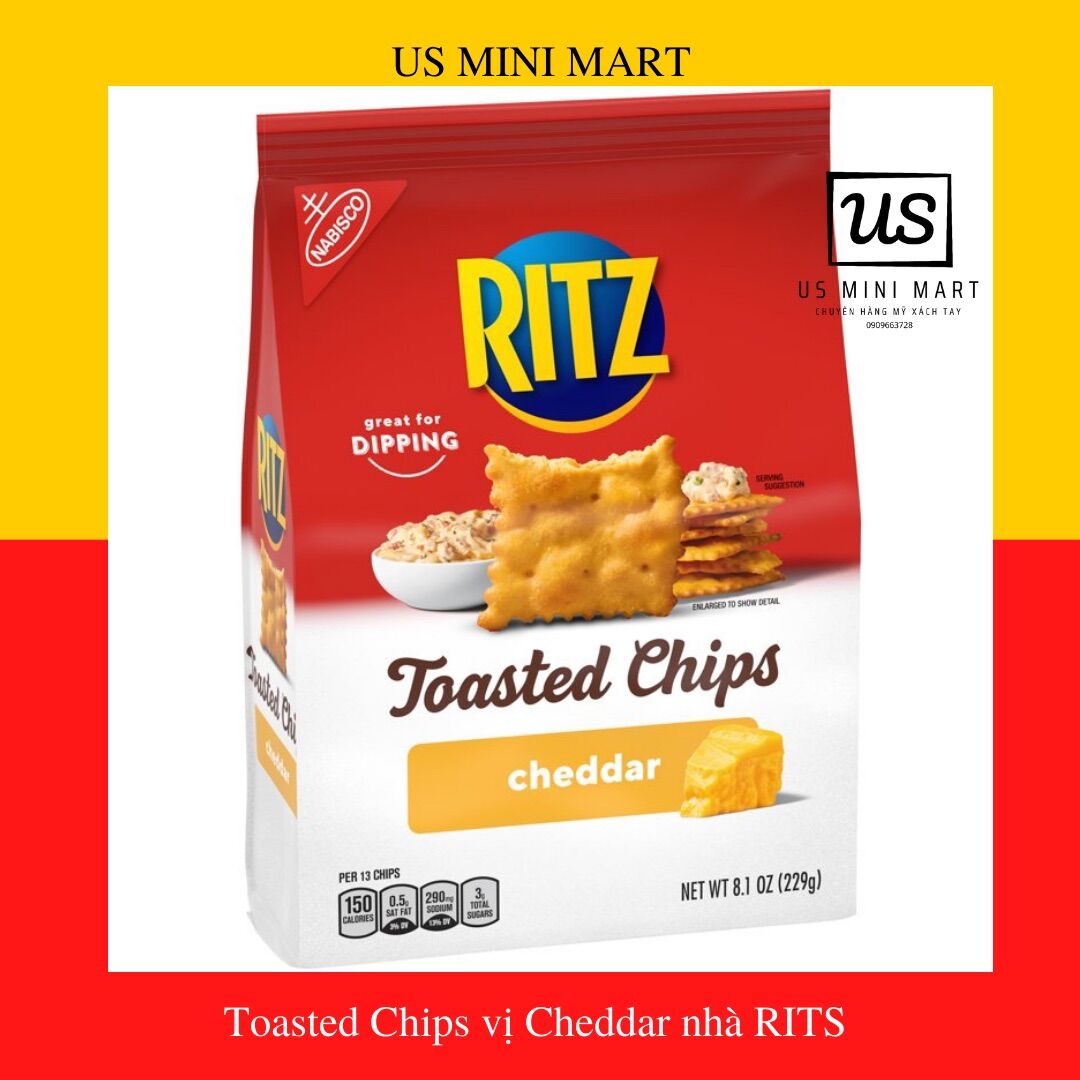 Toasted chips vị Cheddar,229g
