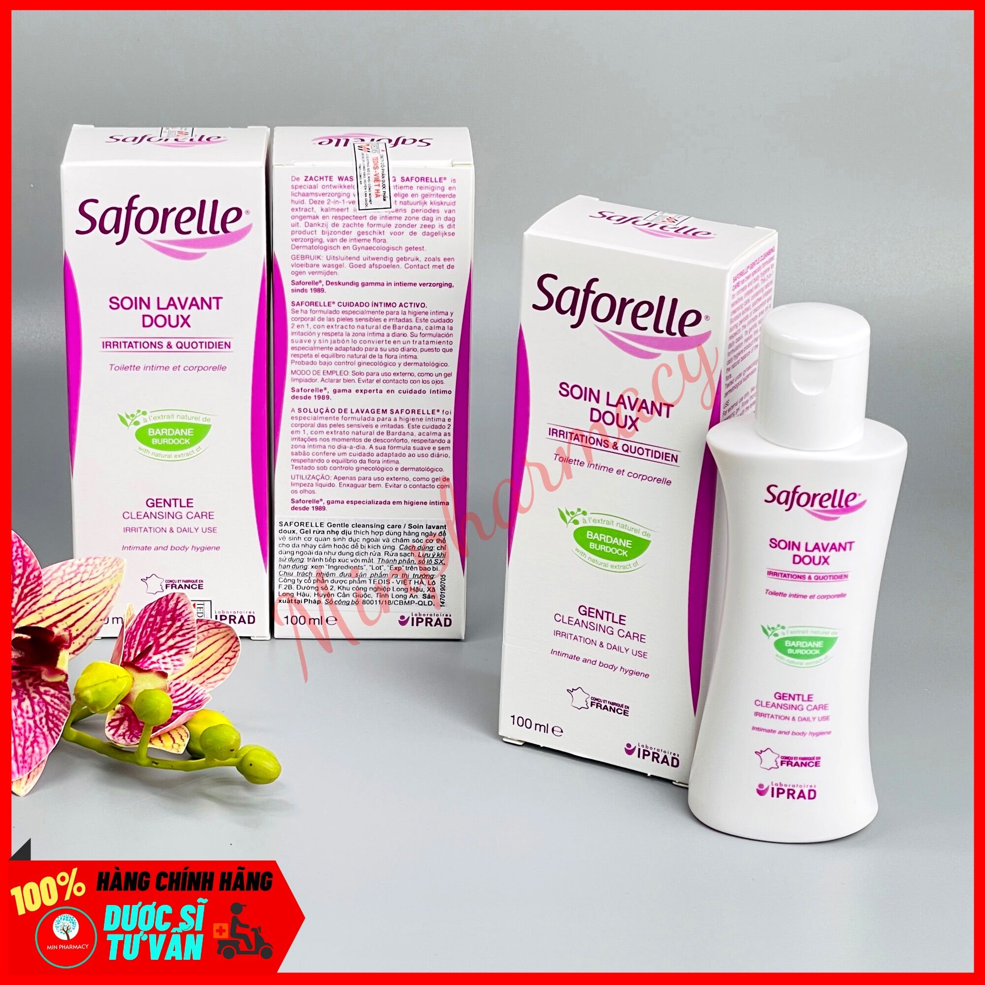 GEL VỆ SINH PHỤ NỮ SAFORELLE 100ml- Minpharmacy