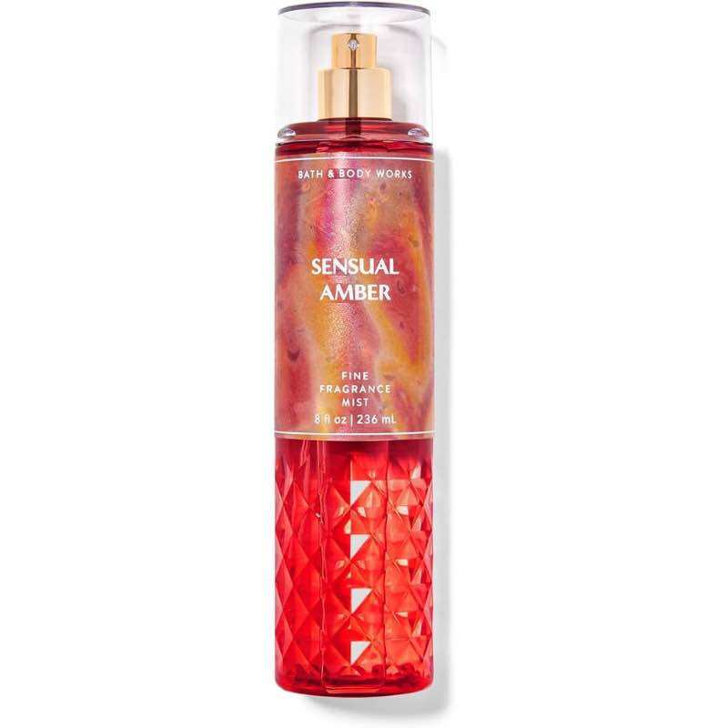 Sản Phẩm Tắm Dưỡng Xịt Thơm Nước Hoa Toàn Thân Bath & Body Works - Sensual Amber