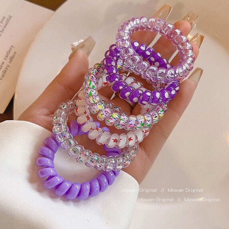 Set buộc tóc lò xo nhiều màu