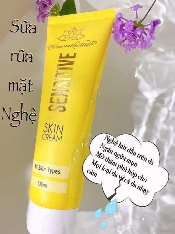 1 tinh chất mụn, 1 sữa rửa mặt, 1 hồng sâm phục hồi chamomileskill