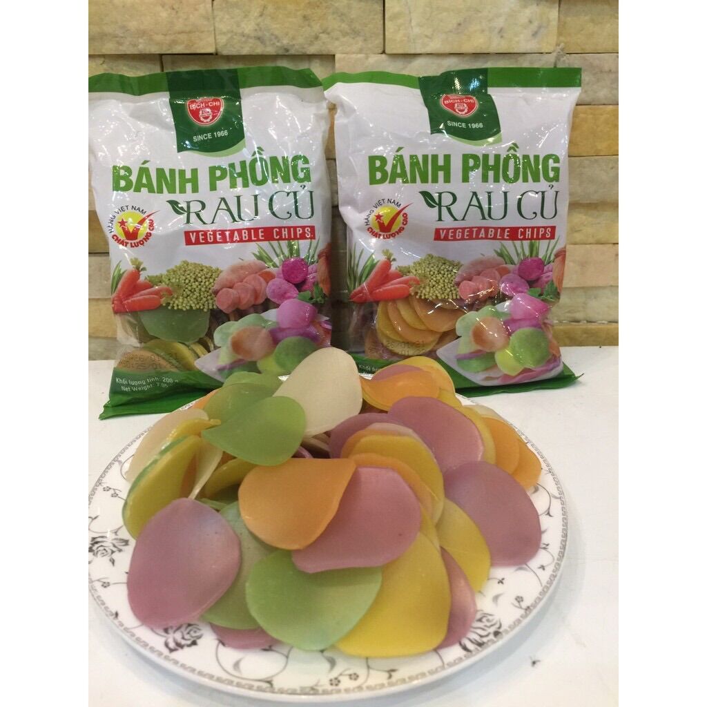 Bánh phòng chay rau củ quả bích chi