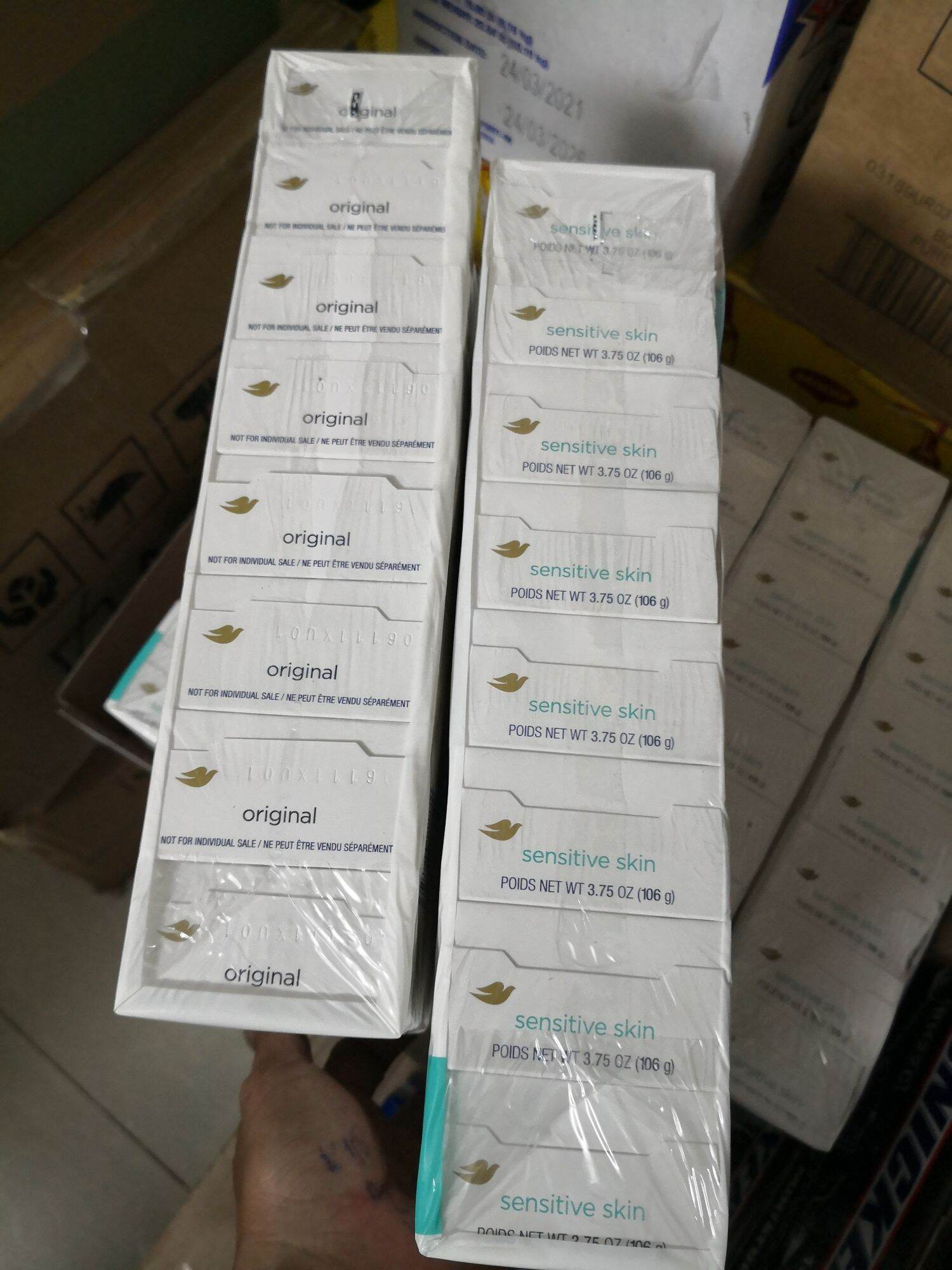 XÀ BÔNG CỤC DOVE 106g