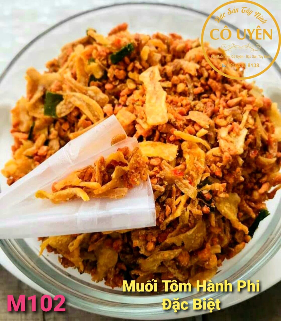 Muối tôm hành phi đặc biệt thơm cay, siêu ngon