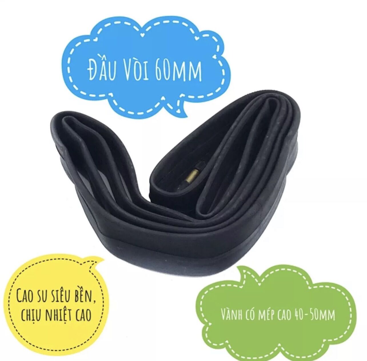 Săm ( Ruột) xe đạp 27x1 3/8 tức ruột 690
