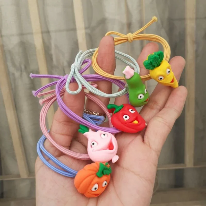 Dây cột tóc rau củ dễ thươg