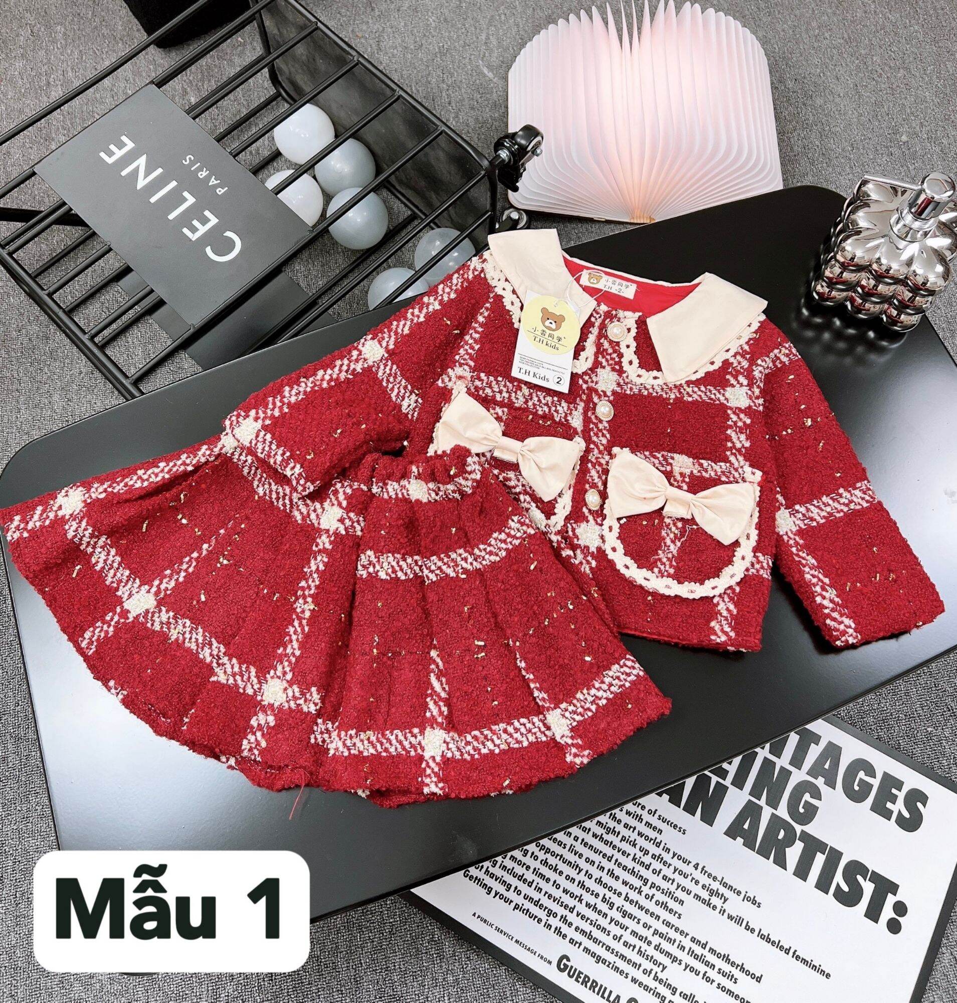 [ M11] Sét Váy Dạ Cho Bé Gái (8-22kg)