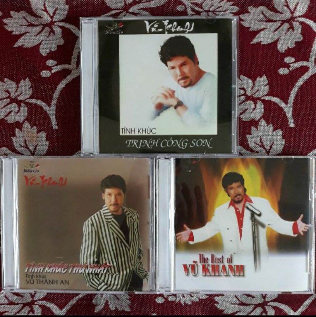 Bộ 3 cd vũ khanh phono