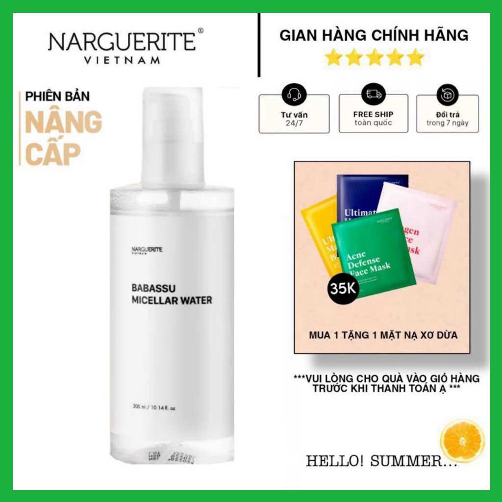 Nước tẩy trang babassu narguerite
