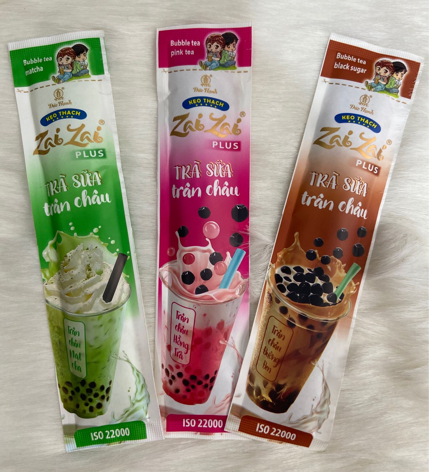 1/2 kg Thạch Zai Zai Trà Sữa Đức Hạnh