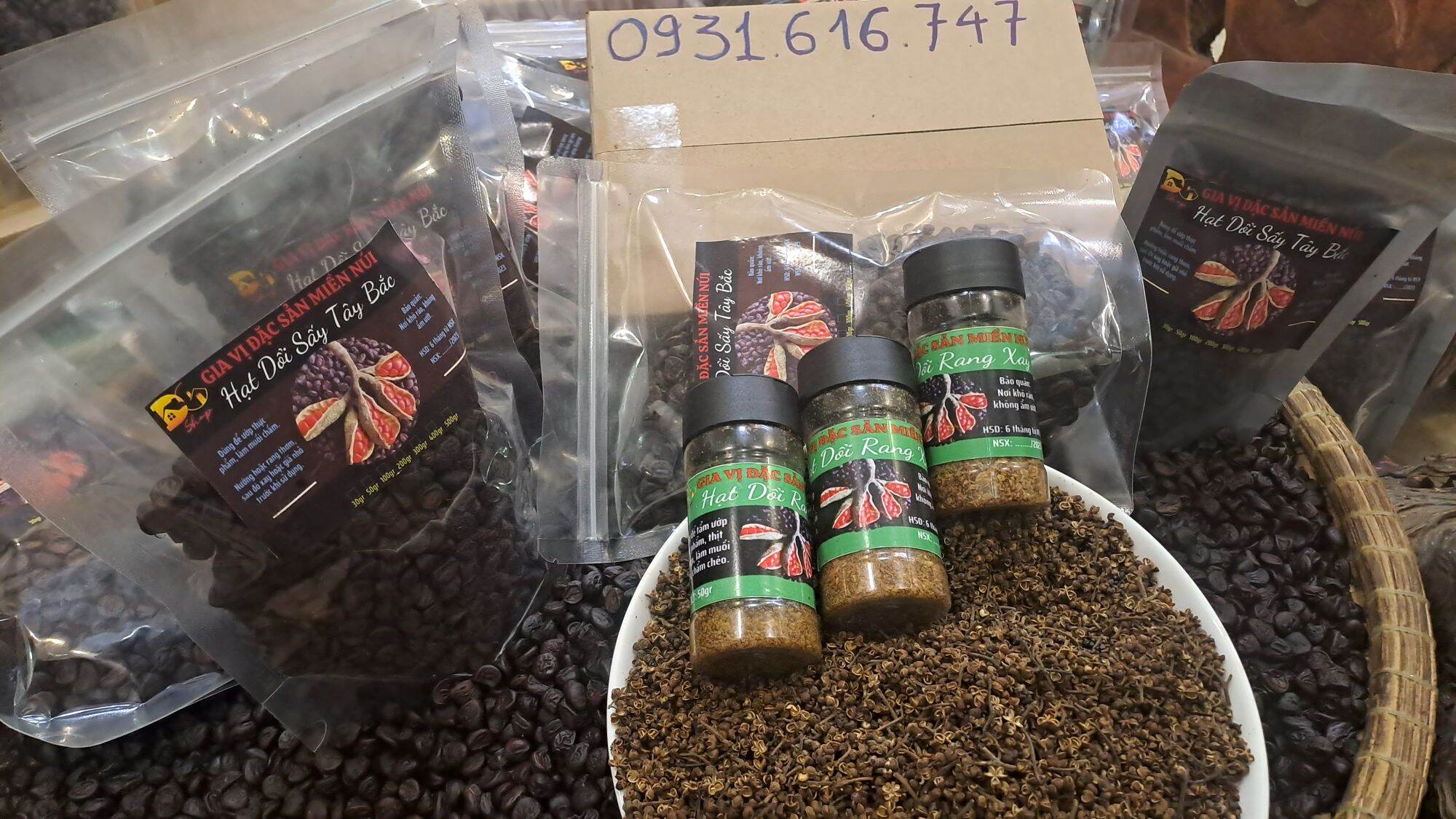 50 gram Hạt dổi rừng rang xay sẵn